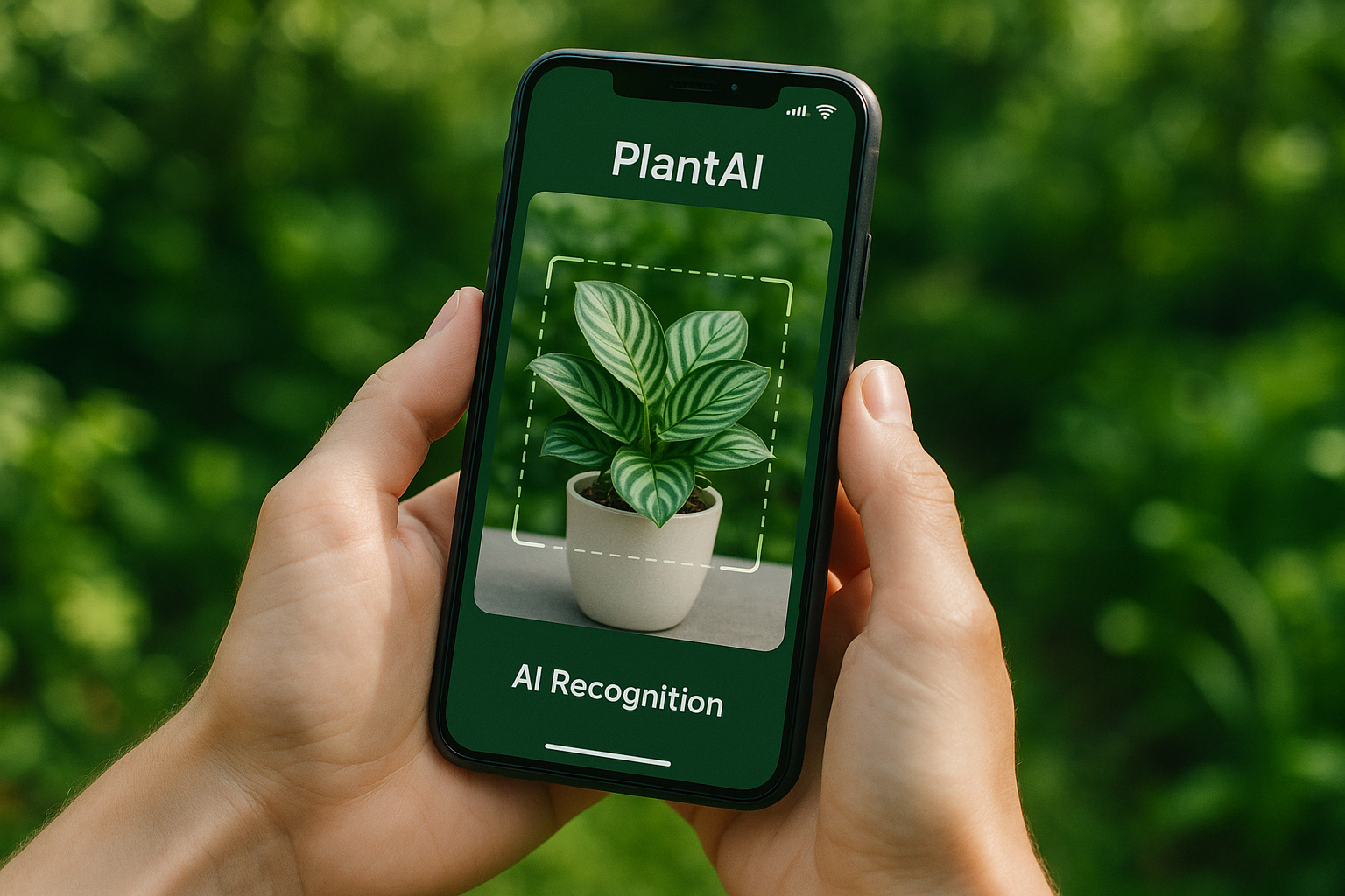 PlantAI App in Aktion